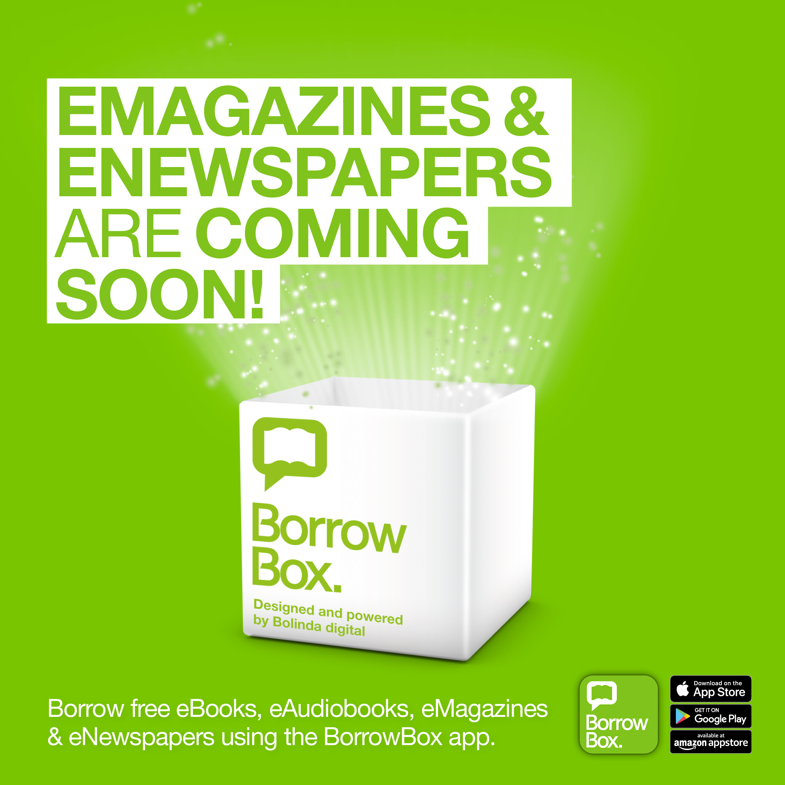 Newspapers and magazines will soon be available on BorrowBox 