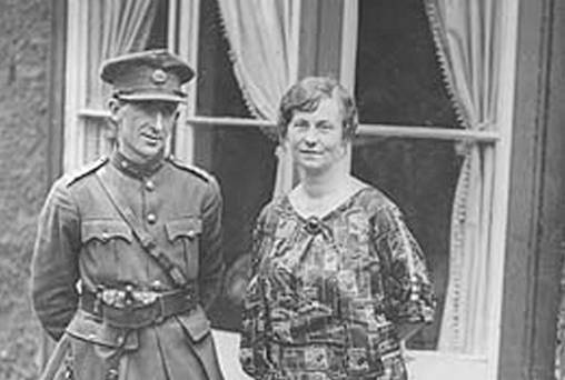 Min Ryan and Richard Mulcahy in September 1922