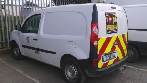 Council van with Stayin Alive at 1.5m logo
