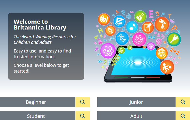 Easy to use, and easy to find trusted information.  Choose a level below to get started!