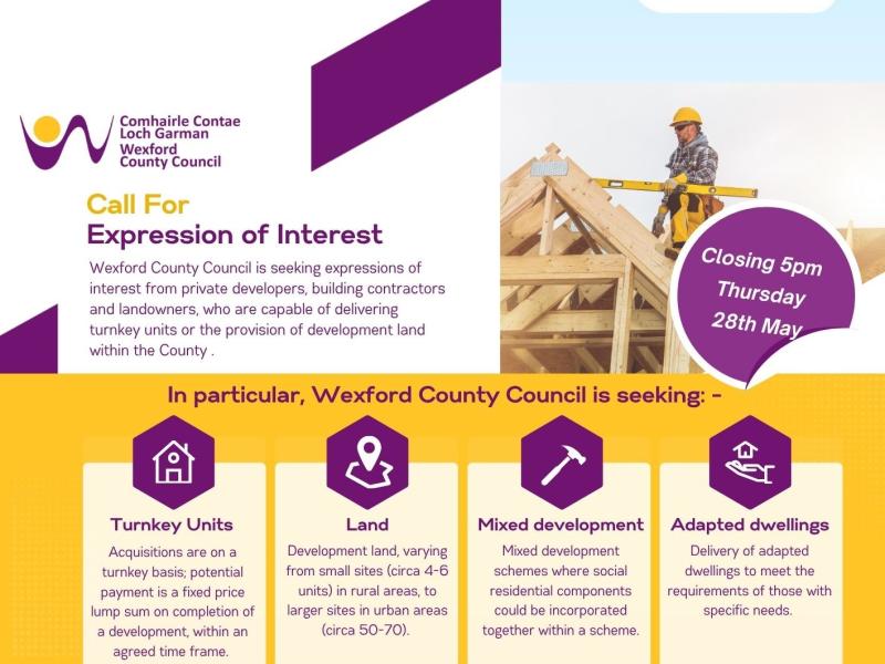 Expression of Interest for Turnkey Units Advert