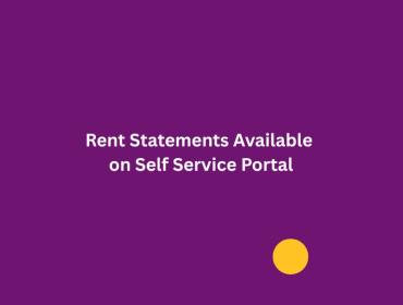 Rent Statements Available on Self Service Portal