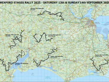 Wexford Stages Rally Map 2025